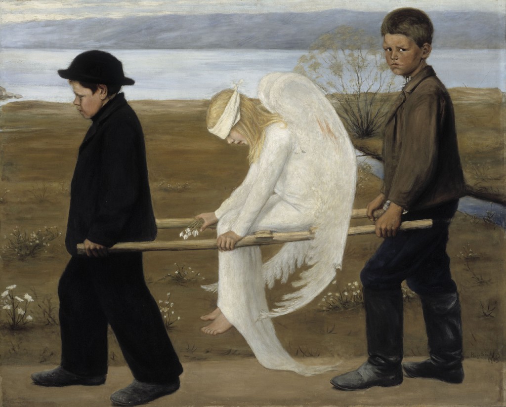 L'angelo ferito (Hugo Simberg, 1903)